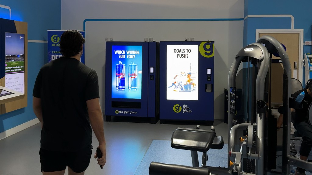 A partner brand converting shoppers through Bright.Blue machines