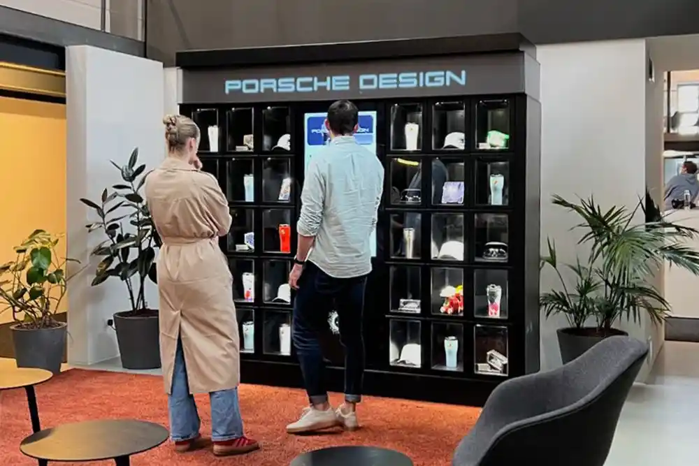 Sampling and product dispensing at a live activation